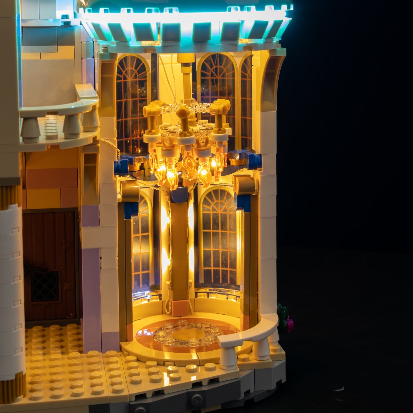 Light Kit For LEGO Beauty and the Beast Castle 43263 - 43263-Beauty-and-the-Beast-Castle-7-details