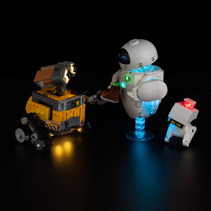Light Kit For LEGO Wall-E and Eve 43279 - 43279-Wall-E-and-Eve-3-on