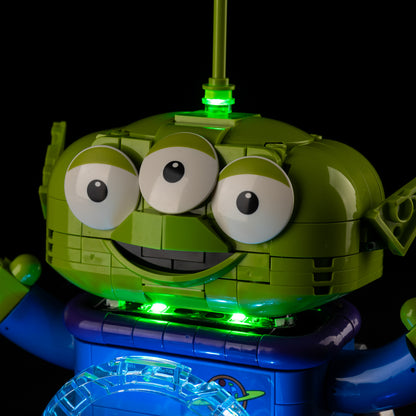 Light Kit For LEGO Alien with Pizza Planet Rocket Ride 43307