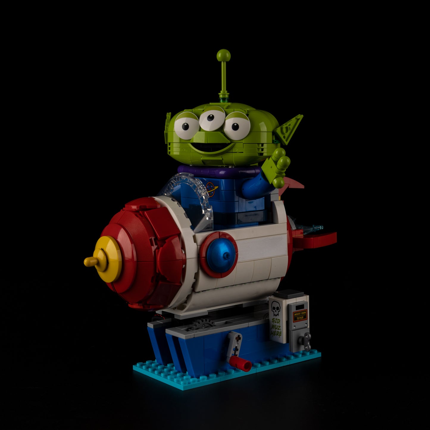 Light Kit For LEGO Alien with Pizza Planet Rocket Ride 43307