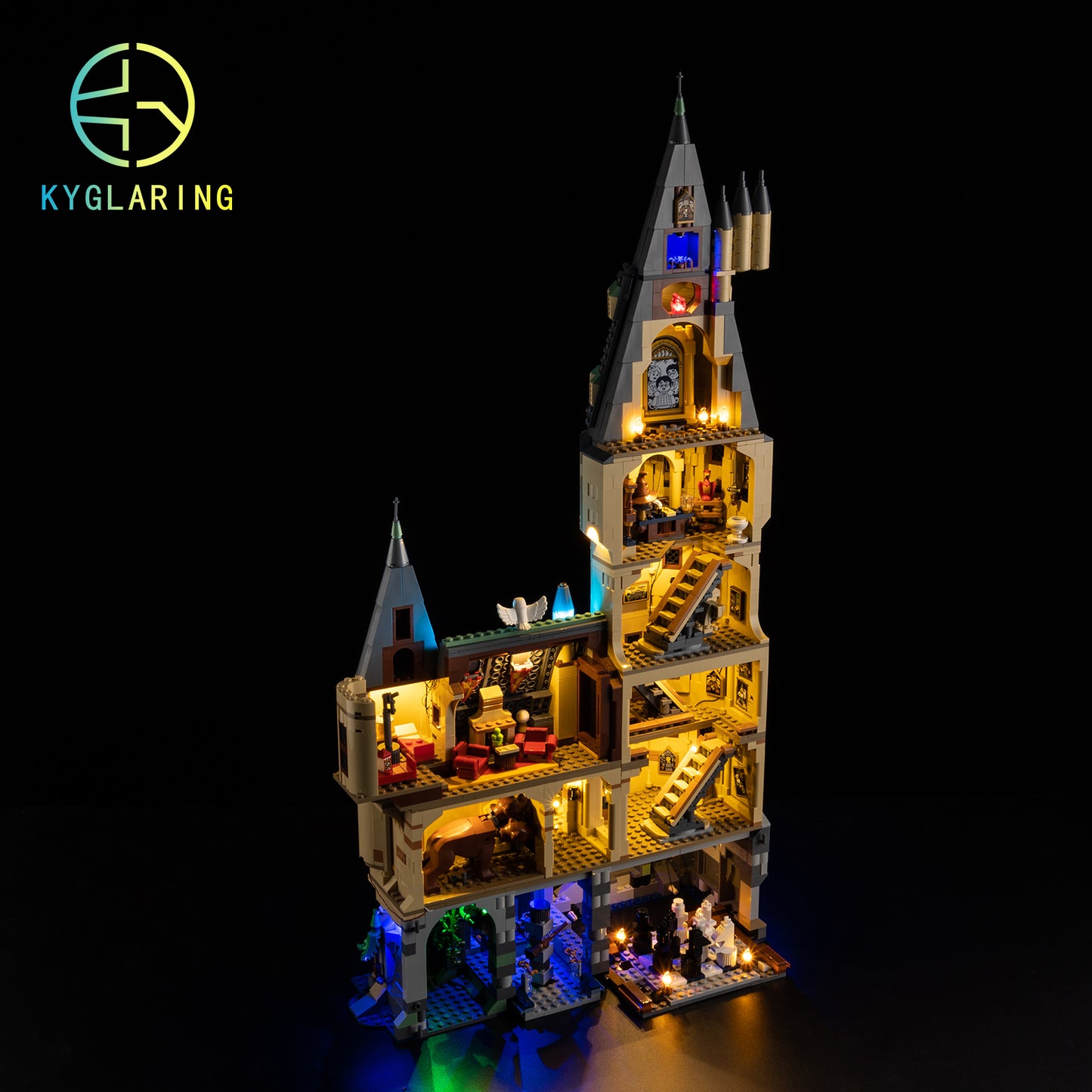 LED Light Kit for Hogwarts™ Castle: The Main Tower 76454