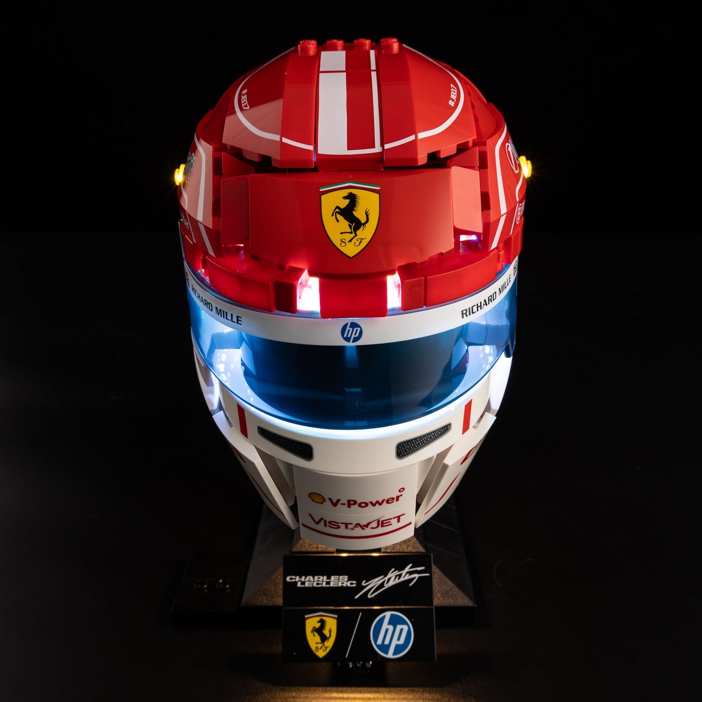 Light Kit For LEGO Charles Leclerc Helmet 43014 - 6-on