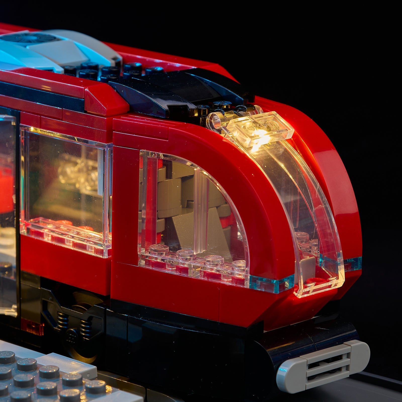 Light Kit For LEGO Downtown Streetcar and Station 60423 - 60423-Downtown-Streetcar-and-Station-17-details