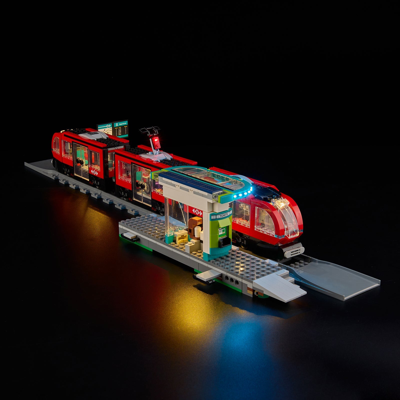 Light Kit For LEGO Downtown Streetcar and Station 60423 - 60423-Downtown-Streetcar-and-Station-5-on
