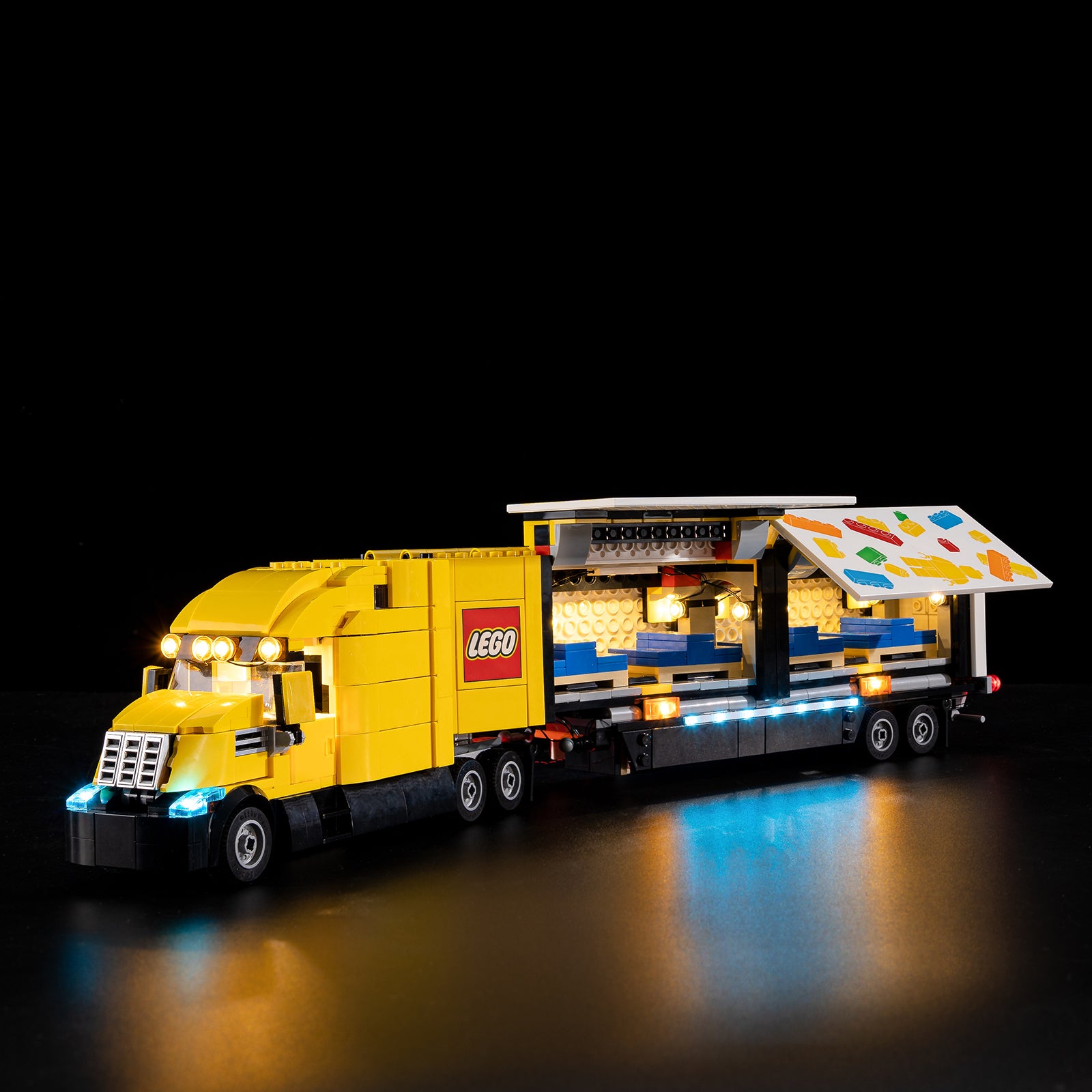 60440 Yellow Delivery Truck 1 on