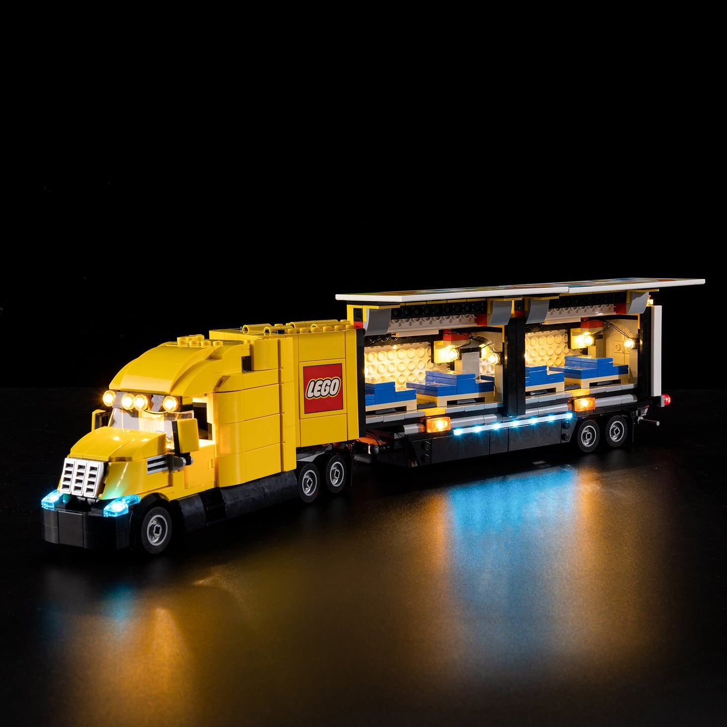 Light Kit For LEGO Yellow Delivery Truck 60440 - 60440-Yellow-Delivery-Truck-4-on