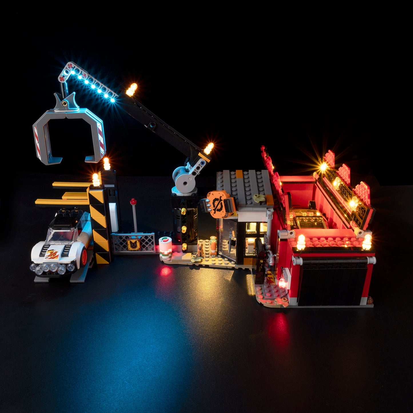 Light Kit For LEGO Scrapyard with Cars 60472 - 60472-Scrapyard-with-Cars-Scrapyard-with-Cars-4-on