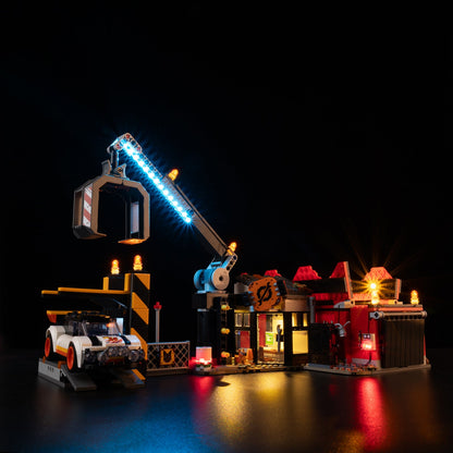 Light Kit For LEGO Scrapyard with Cars 60472 - 60472-Scrapyard-with-Cars-Scrapyard-with-Cars-5-on