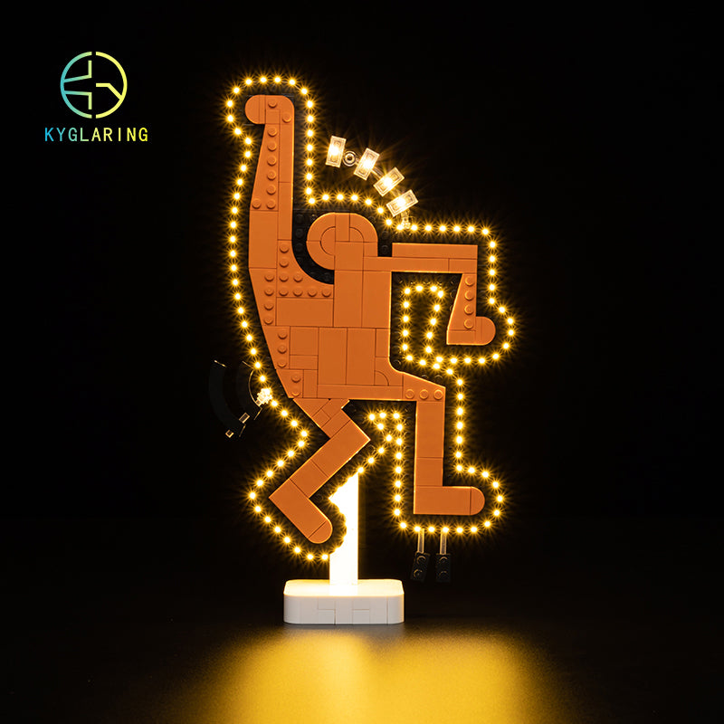 LED Light Kit for Keith Haring – Dancing Figures 31216