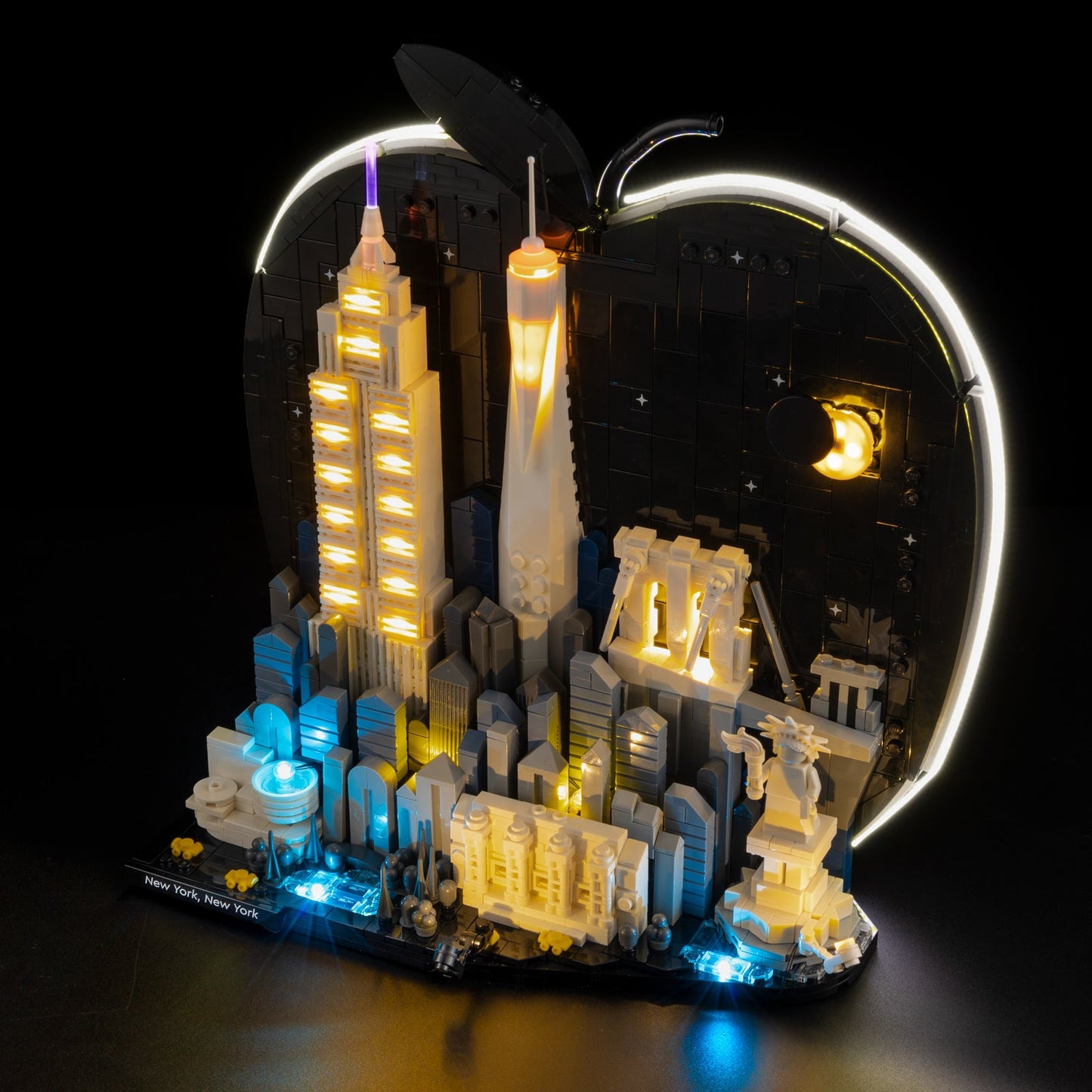 Light Kit For LEGO New York New York 21066 - 7-on