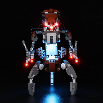Light Kit For LEGO Darth Maul Sith Infiltrator 75381 - 75381-Darth-Maul-Sith-Infiltrator-Darth-Maul-Sith-Infiltrator-Darth-Maul-Sith-Infiltrator-1-on (lights on)