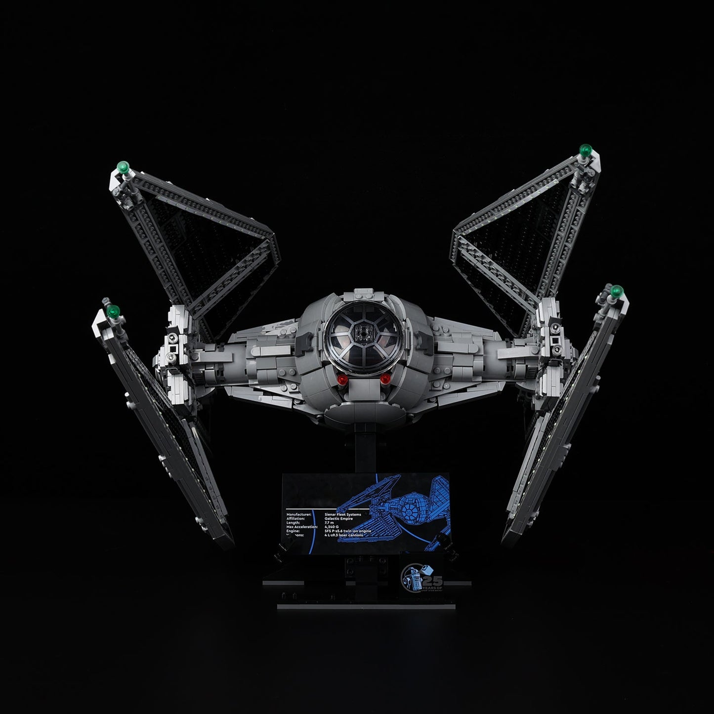 Light Kit For LEGO TIE Interceptor 75382 - 75382-TIE-Interceptor-TIE-Interceptor-TIE-Interceptor-1-off