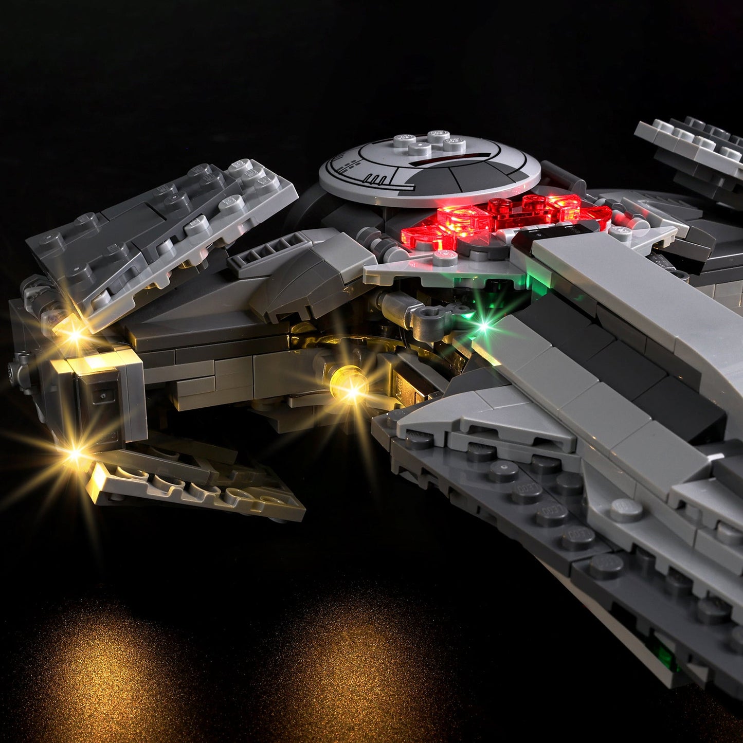 Light Kit For LEGO Dark Millennium Falcon 75383 - 75383-Dark-Millennium-Falcon-Dark-Millennium-Falcon-Dark-Millennium-Falcon-10-details