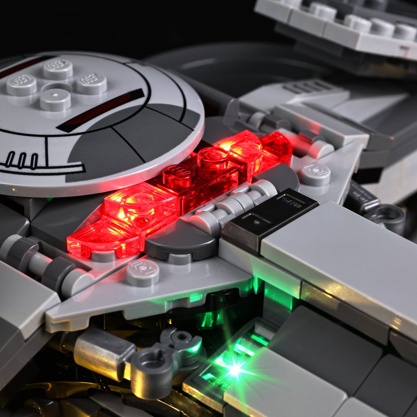 Light Kit For LEGO Dark Millennium Falcon 75383 - 75383-Dark-Millennium-Falcon-Dark-Millennium-Falcon-Dark-Millennium-Falcon-12-details