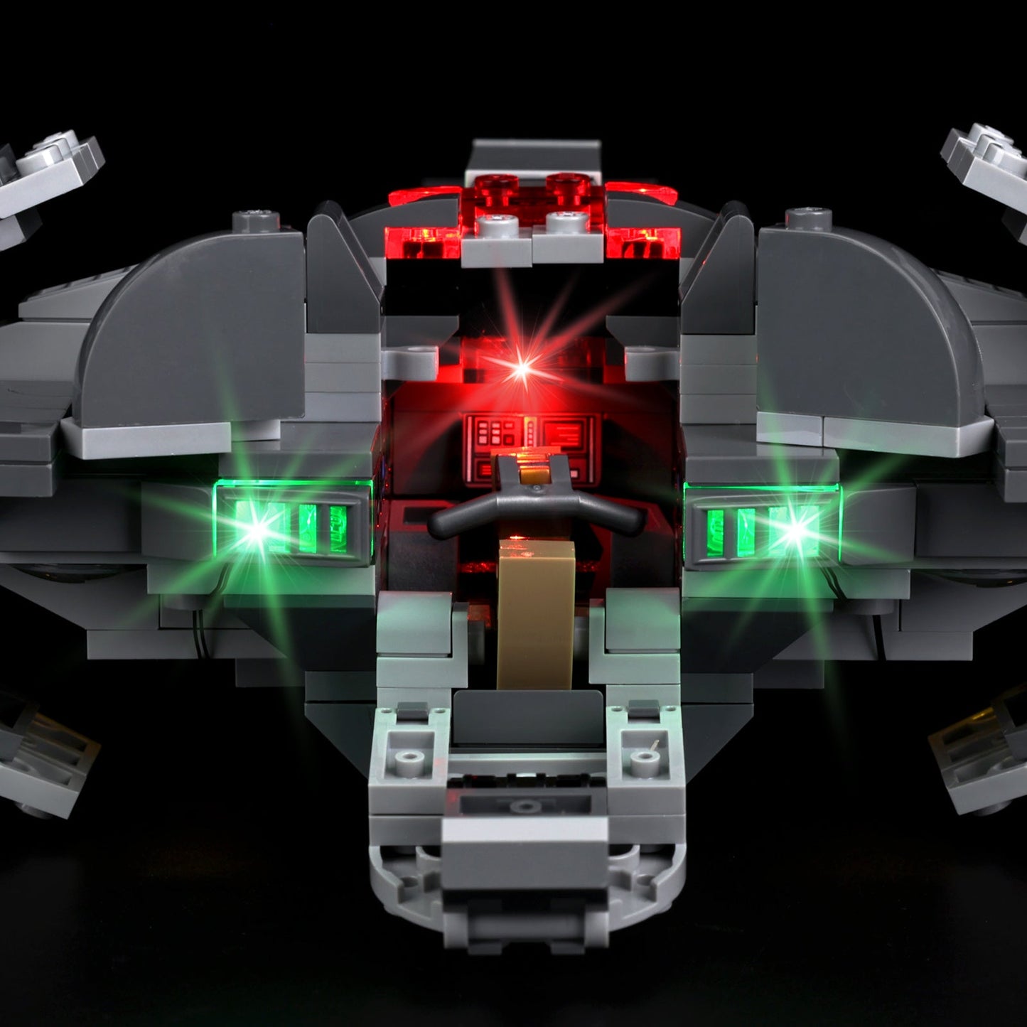 Light Kit For LEGO Dark Millennium Falcon 75383 - 75383-Dark-Millennium-Falcon-Dark-Millennium-Falcon-Dark-Millennium-Falcon-15-details