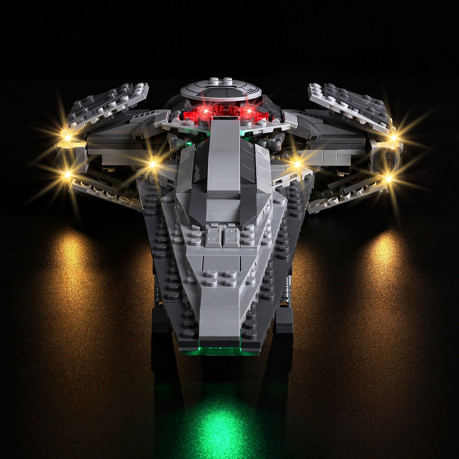 Light Kit For LEGO Dark Millennium Falcon 75383 - 75383-Dark-Millennium-Falcon-Dark-Millennium-Falcon-Dark-Millennium-Falcon-2-on