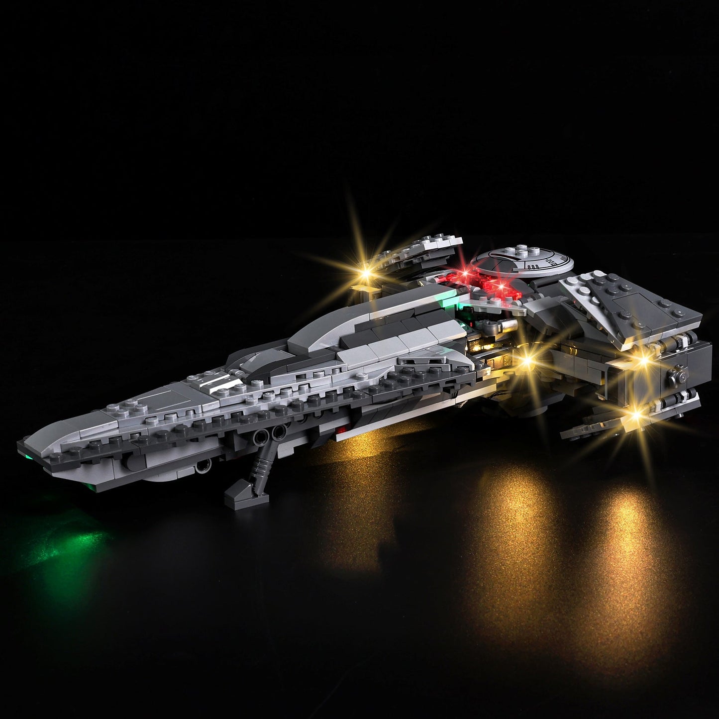 Light Kit For LEGO Dark Millennium Falcon 75383 - 75383-Dark-Millennium-Falcon-Dark-Millennium-Falcon-Dark-Millennium-Falcon-6-on