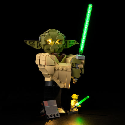 Low angle view of Star Wars™ Yoda™ Bust