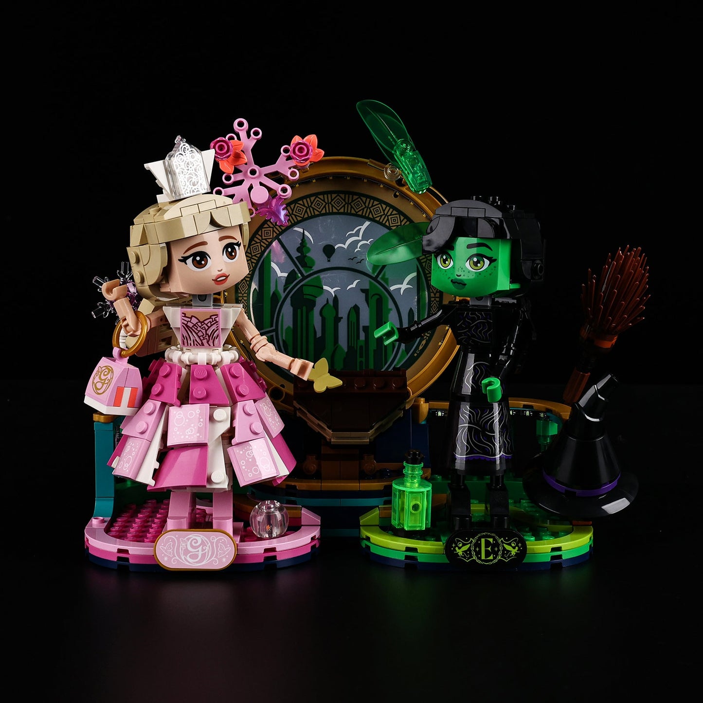 Light Kit For LEGO Elphaba and Glinda Figures 75682 - 75682-Elphaba-Glinda-1-off