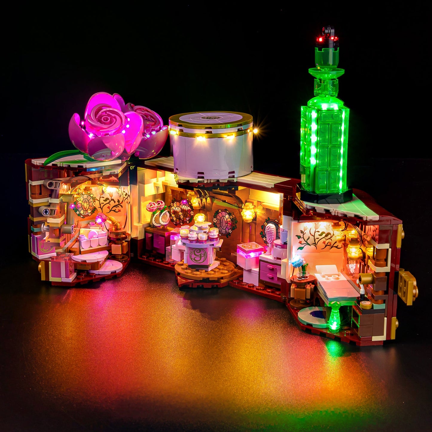 Light Kit For LEGO Glinda and Elphaba Dormitory 75683 - 75683-Glinda-Elphaba-Dormitory-2-on