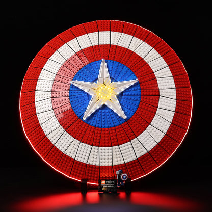Light Kit For LEGO Captain America Shield 76262 - 76262-Captain-America-Shield-4-on