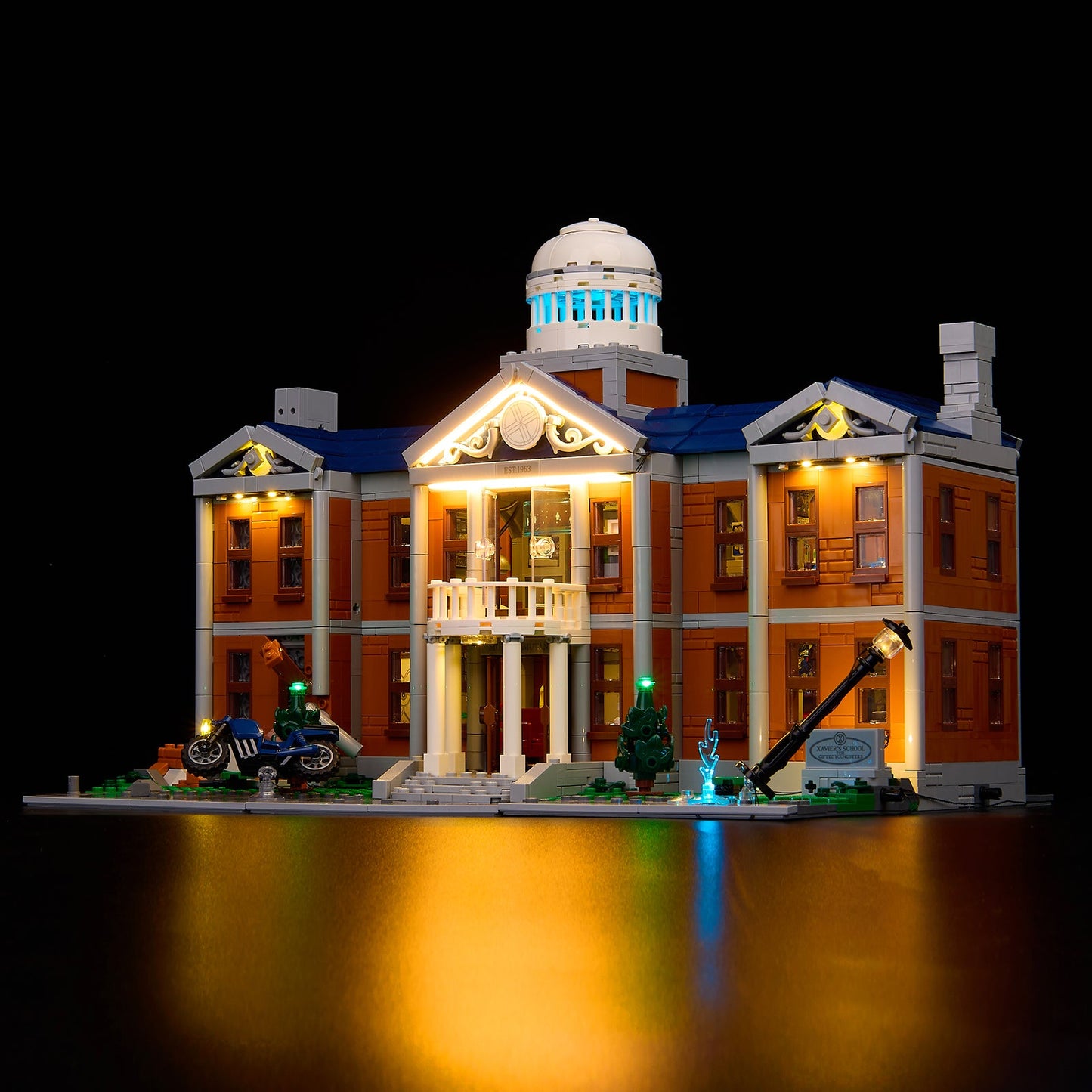 Light Kit For LEGO X-Men The X-Mansion 76294 - 76294-X-Men-X-Mansion-4-on