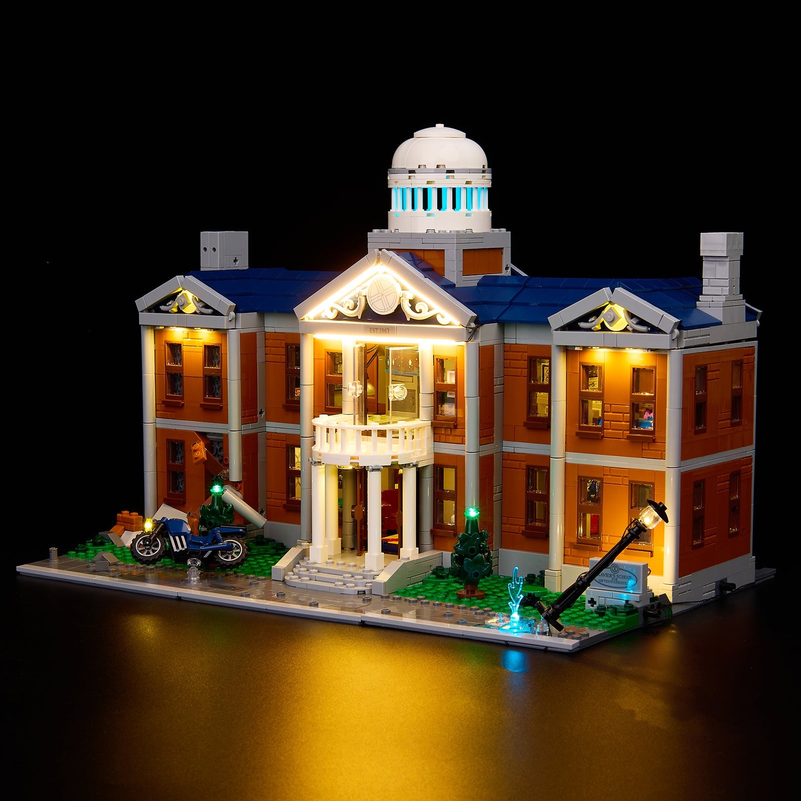 Light Kit For LEGO X-Men The X-Mansion 76294 - 76294-X-Men-X-Mansion-5-on
