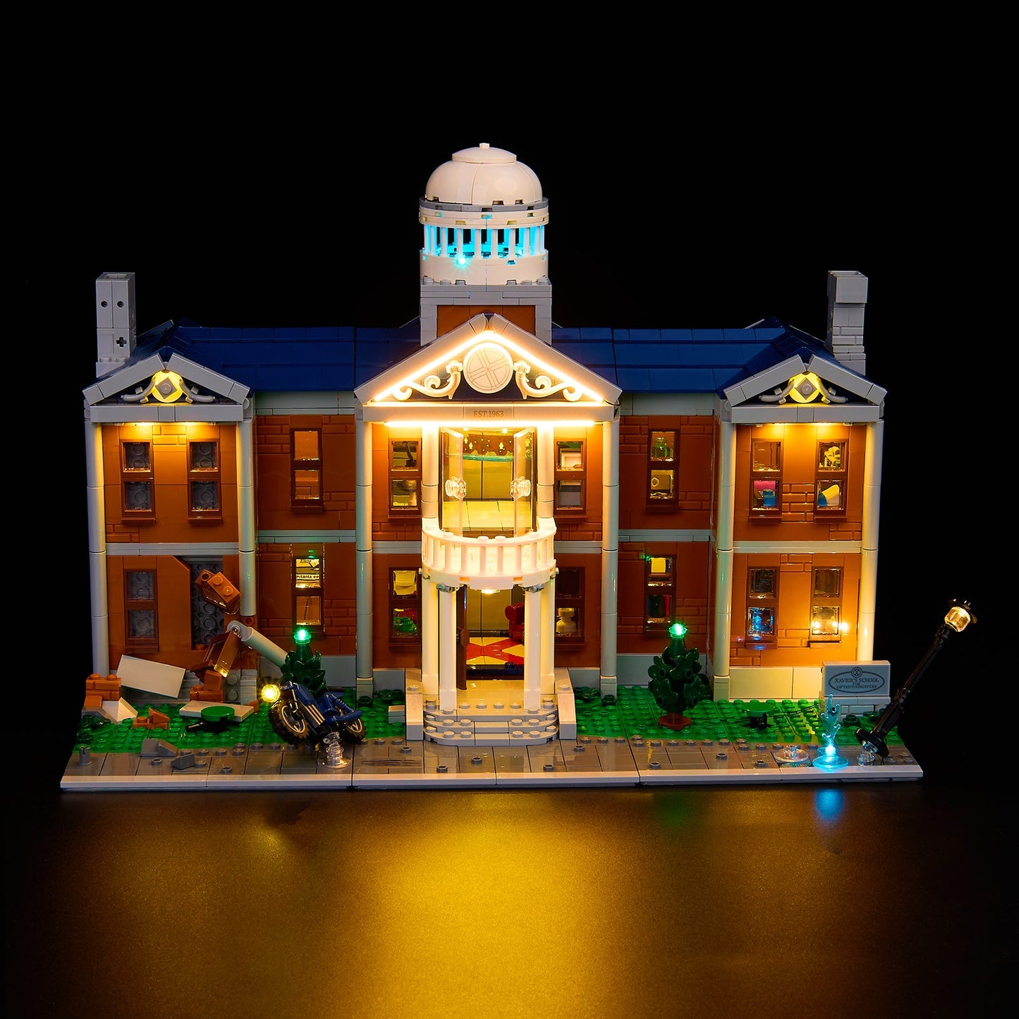 Light Kit For LEGO X-Men The X-Mansion 76294 - 76294-X-Men-X-Mansion-7-on
