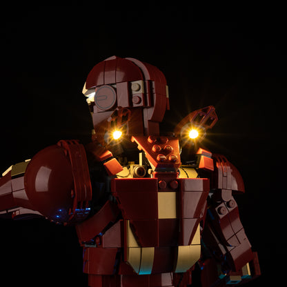 Light Kit For LEGO Iron Man Mark 3 Collectors' Edition 76344