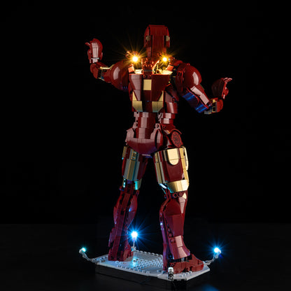 Light Kit For LEGO Iron Man Mark 3 Collectors' Edition 76344