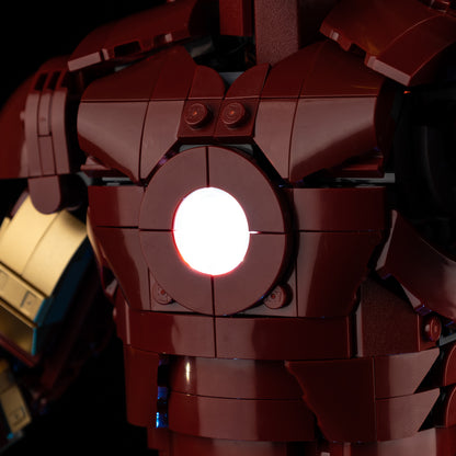 Light Kit For LEGO Iron Man Mark 3 Collectors' Edition 76344