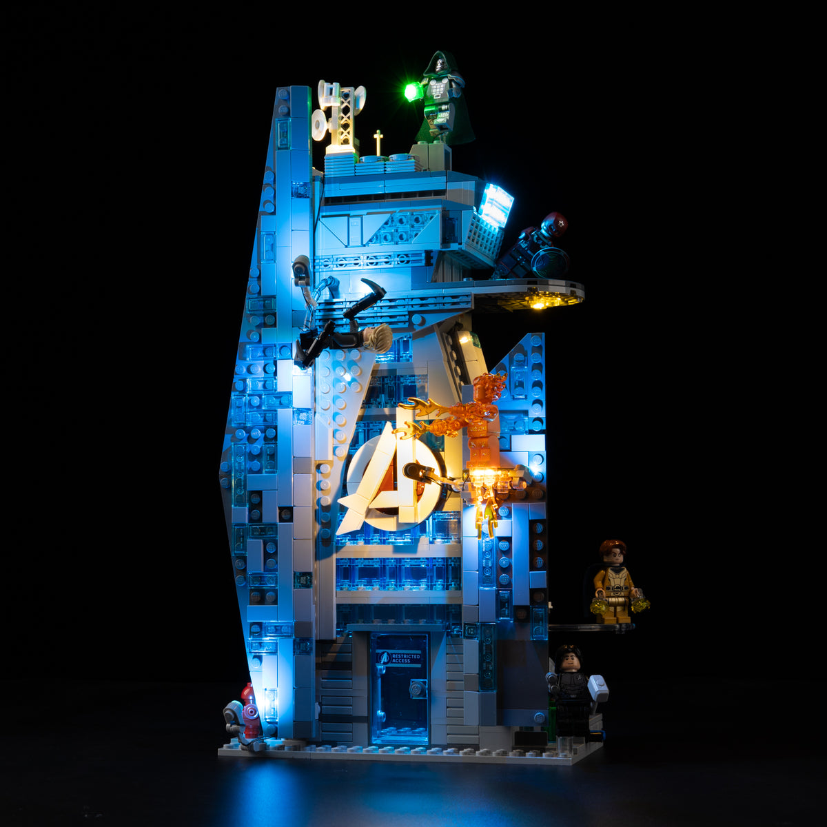 Light Kit For LEGO Avengers: Doomsday New Avengers Tower 76352