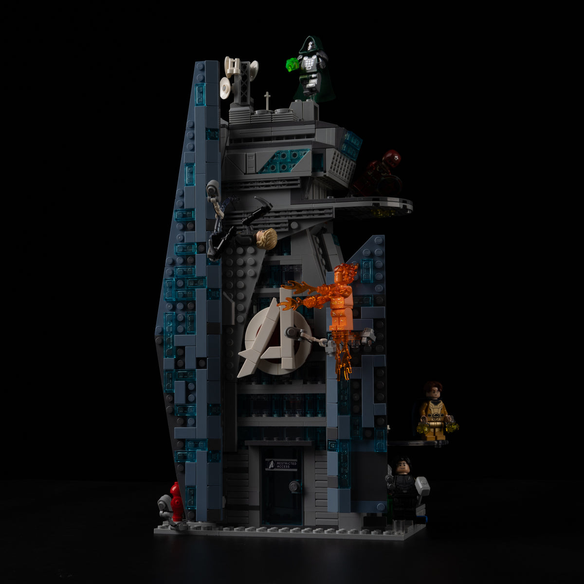 Light Kit For LEGO Avengers: Doomsday New Avengers Tower 76352