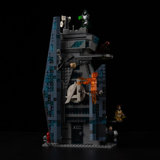 Light Kit For LEGO Avengers: Doomsday New Avengers Tower 76352