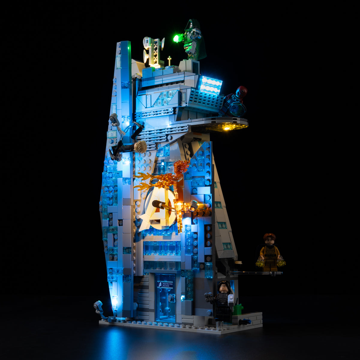 Light Kit For LEGO Avengers: Doomsday New Avengers Tower 76352