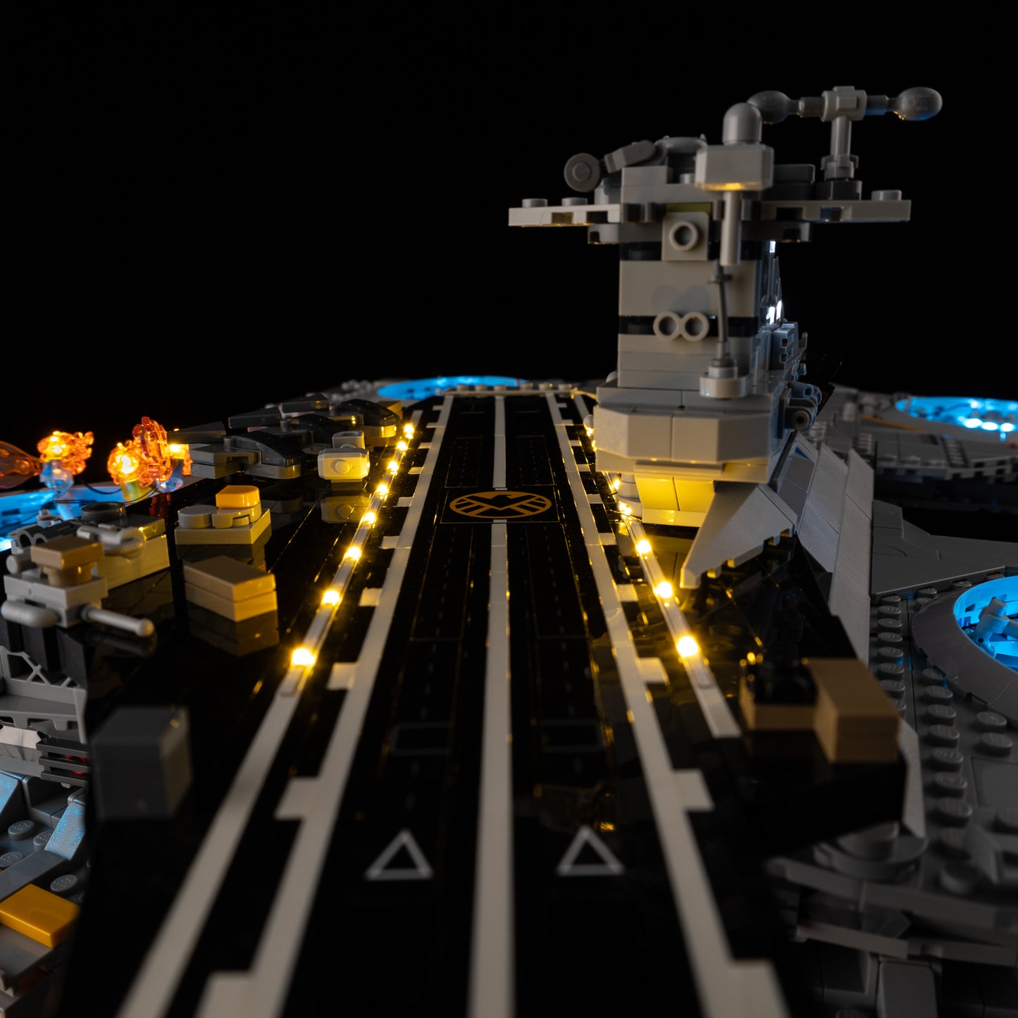 Light Kit For LEGO S.H.I.E.L.D. Helicarrier 76354