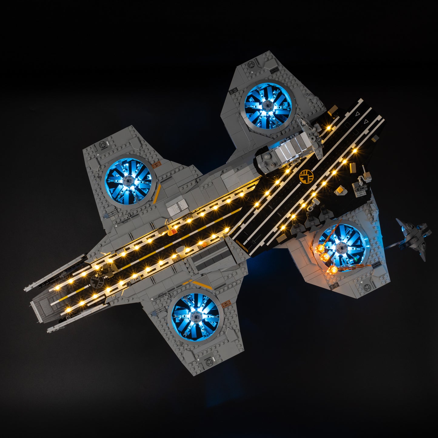Light Kit For LEGO S.H.I.E.L.D. Helicarrier 76354