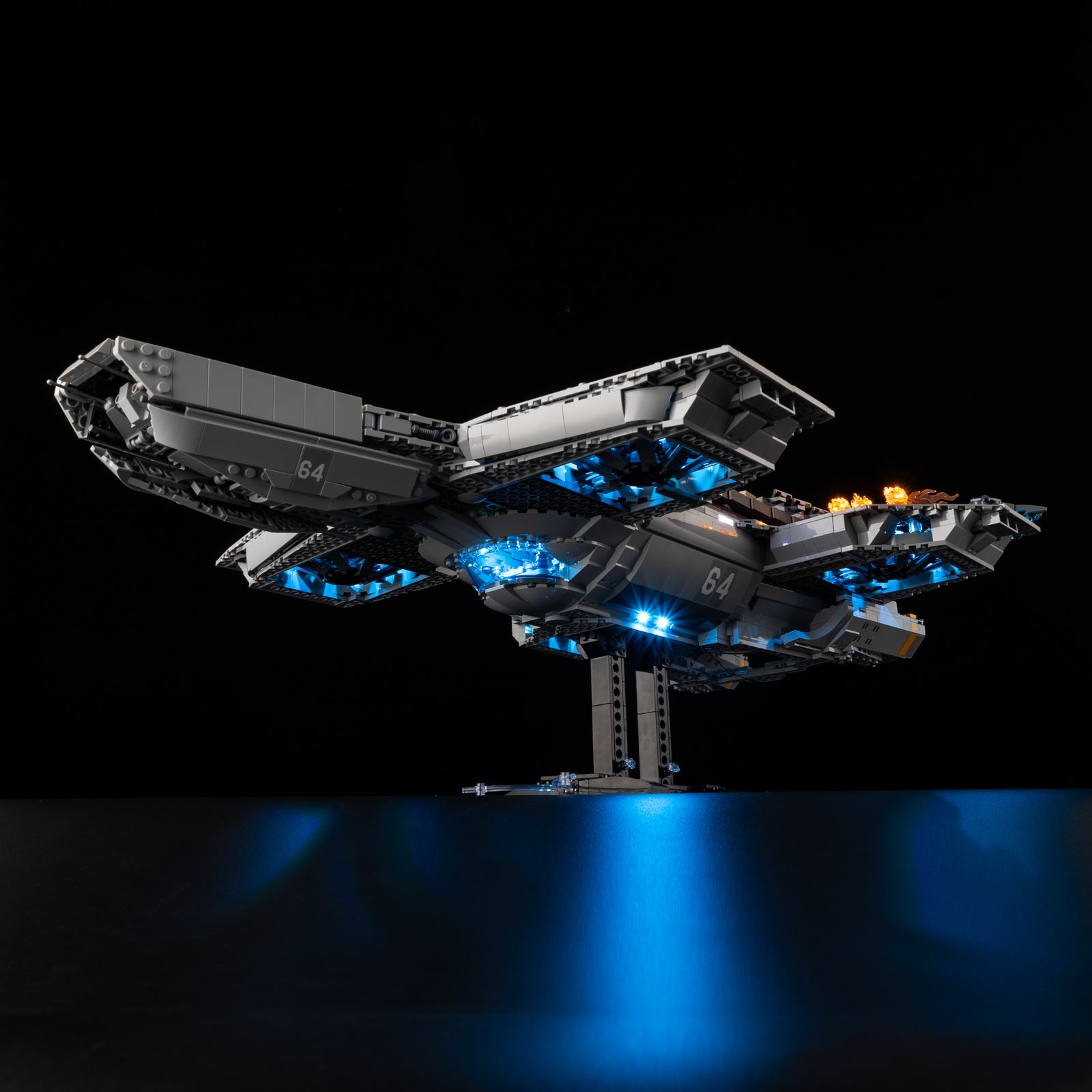 Low angle view of Marvel S.H.I.E.L.D._Helicarrier
