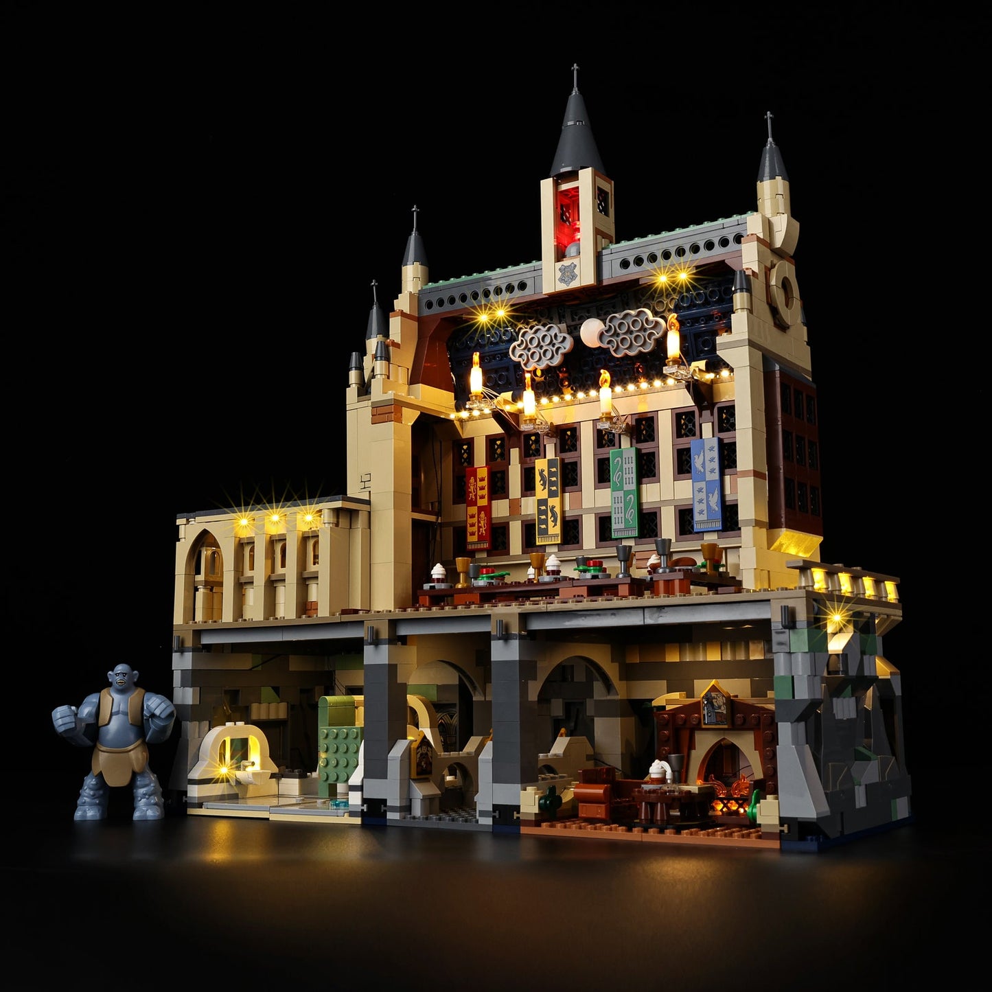 Light Kit For LEGO Hogwarts Castle: The Great Hall 76435 - 76435-Hogwarts Castle The Great Hall-8-on
