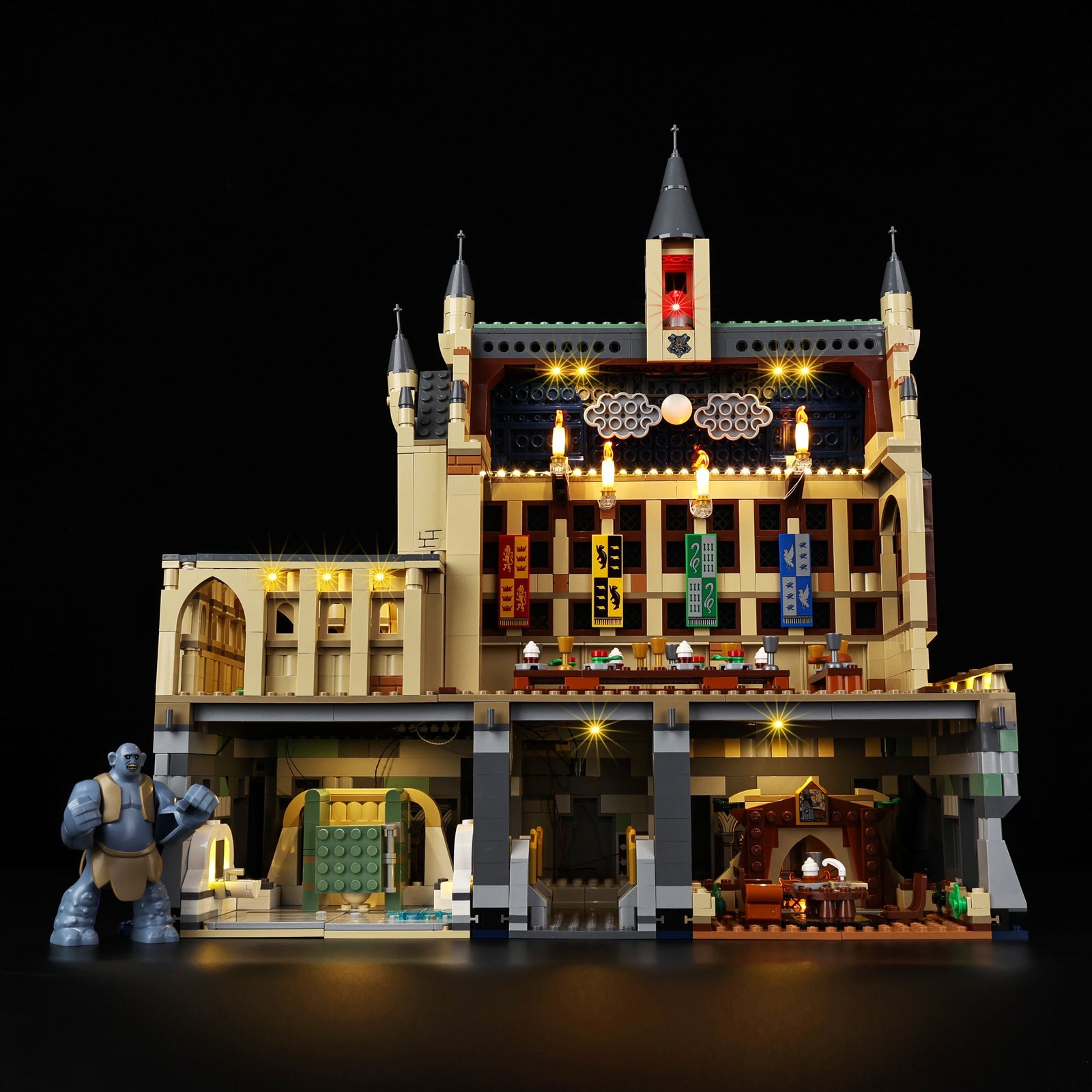 Light Kit For LEGO Hogwarts Castle: The Great Hall 76435 - 76435-Hogwarts Castle The Great Hall-9-on