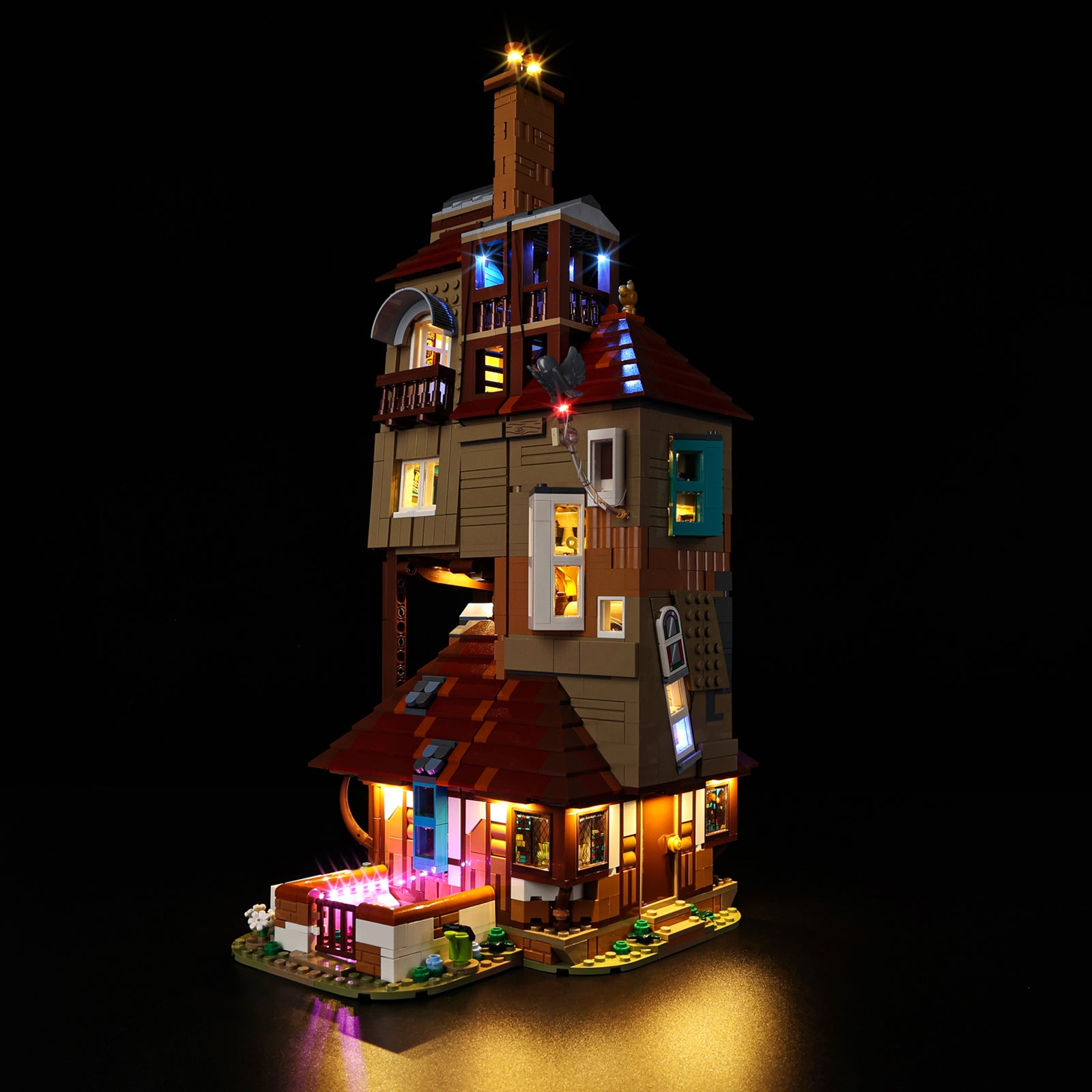 The Burrow – Collectors' Edition 76437 - alternate angle, lights on