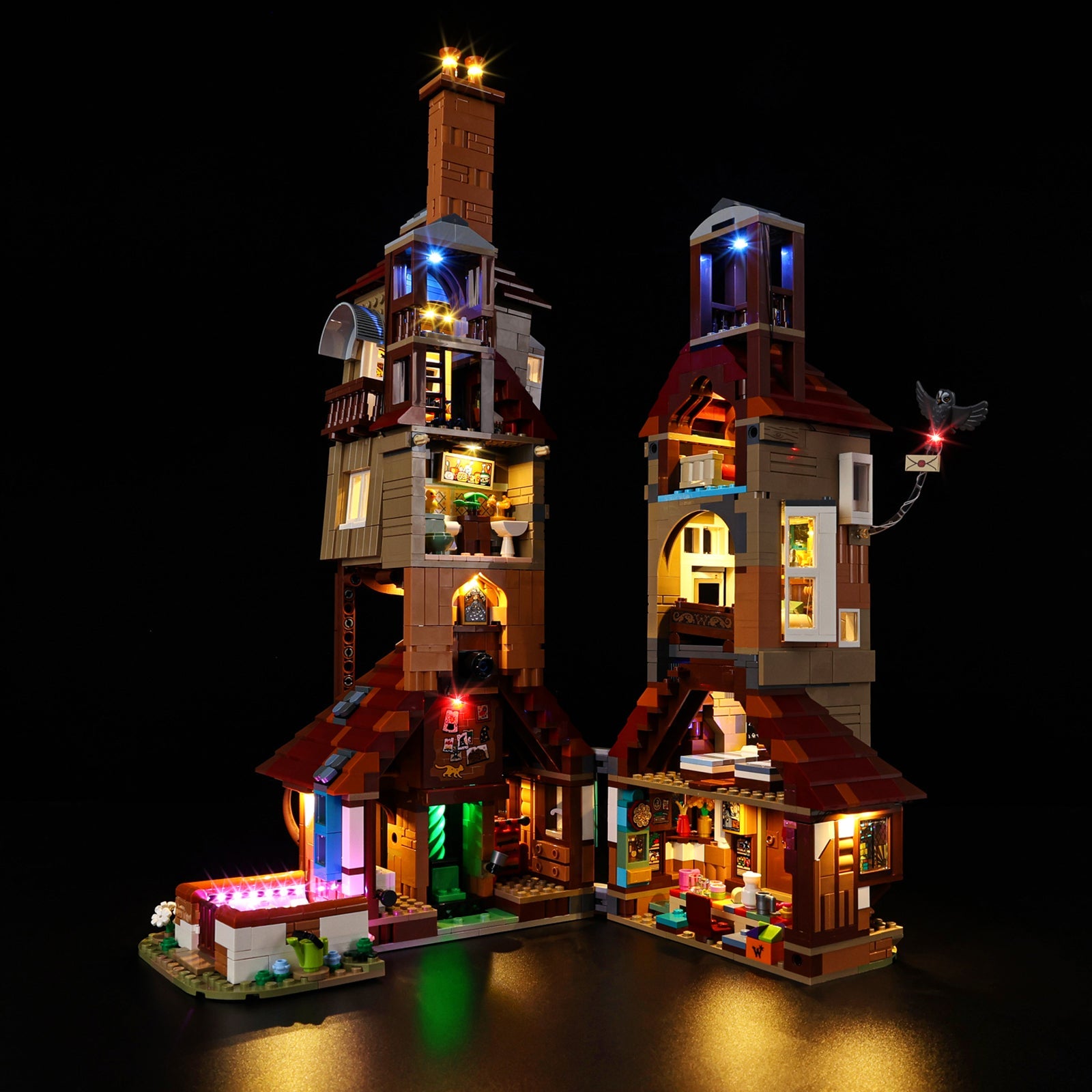 Light Kit For LEGO The Burrow – Collectors' Edition 76437 - 76437-The Burrow Collectors' Edition-4-on