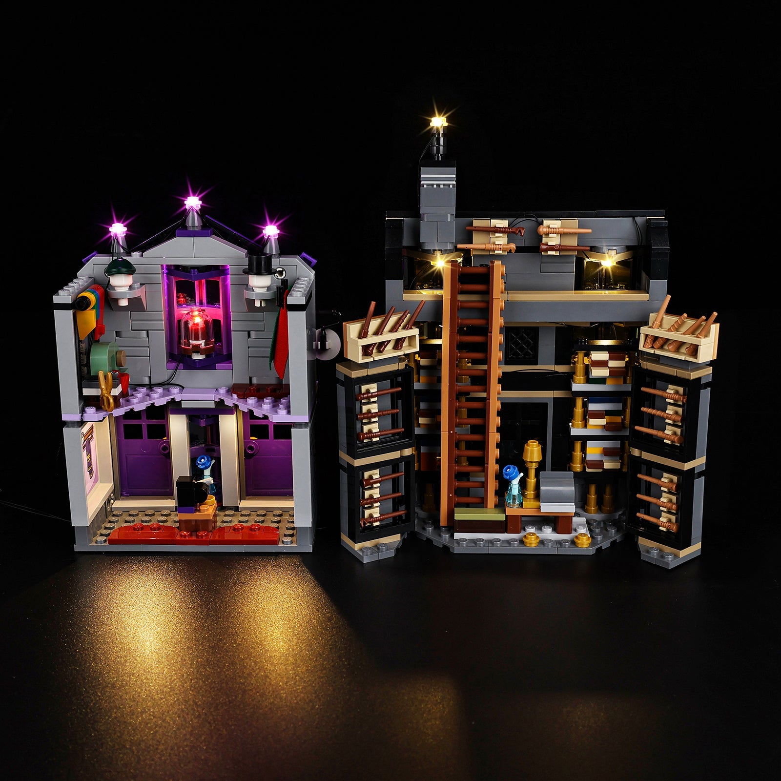 Light Kit For LEGO Ollivanders & Madam Malkin's Robes 76439 - 76439-Ollivanders & Madam Malkin's Robes-3-on