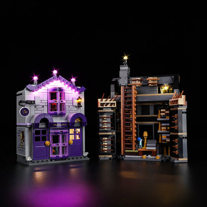 Light Kit For LEGO Ollivanders & Madam Malkin's Robes 76439 - 76439-Ollivanders & Madam Malkin's Robes-4-on