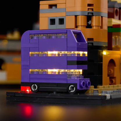 Light Kit For LEGO Diagon Alley: Wizarding Shops 76444 - 76444-Diagon Alley Wizarding Shops-15-details