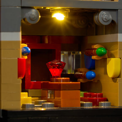 Light Kit For LEGO Diagon Alley: Wizarding Shops 76444 - 76444-Diagon Alley Wizarding Shops-16-details