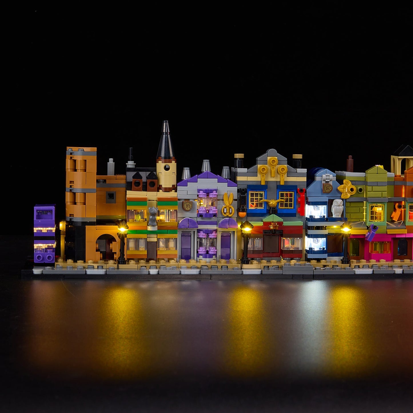 Light Kit For LEGO Diagon Alley: Wizarding Shops 76444 - 76444-Diagon Alley Wizarding Shops-9-details