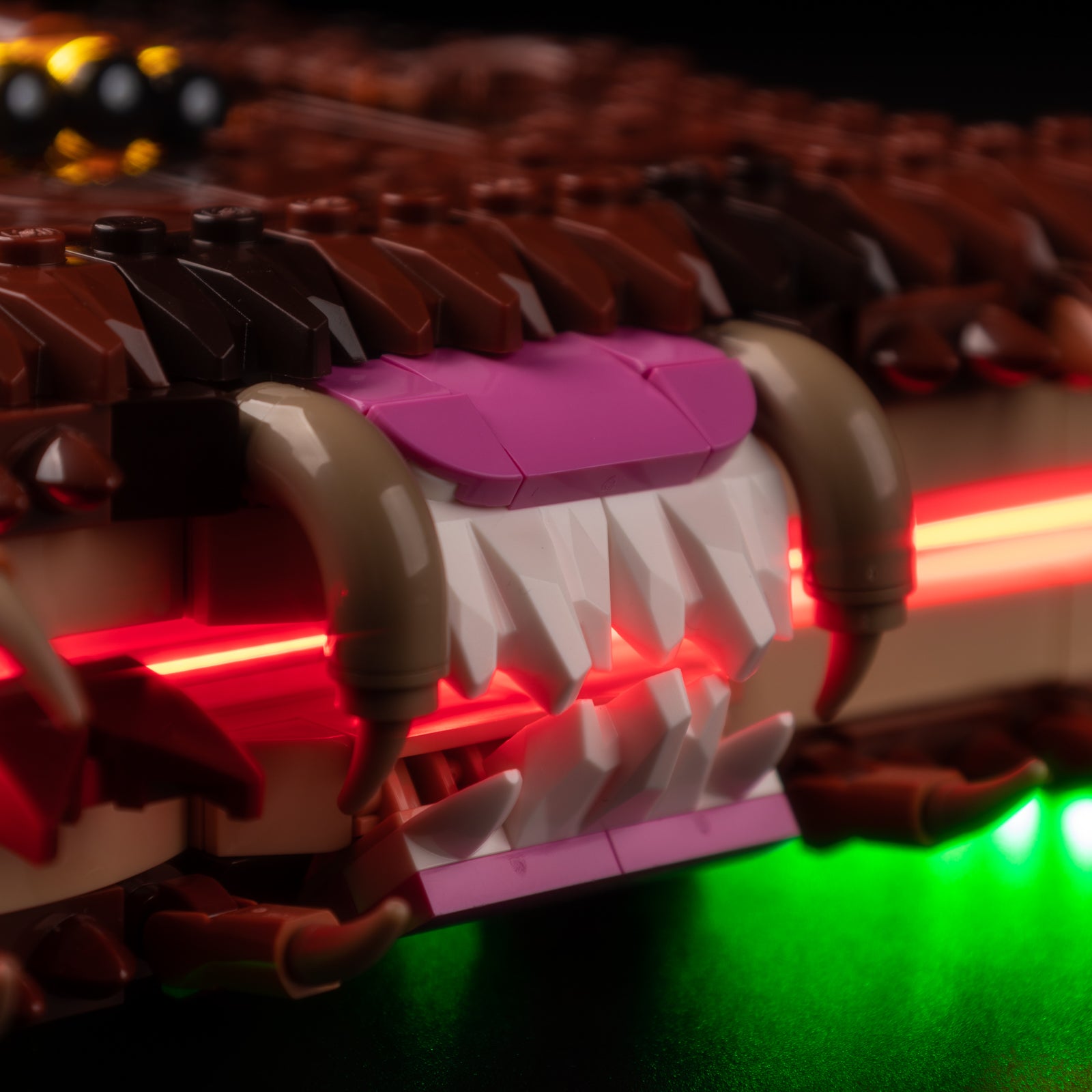 Chomping Monster Book of Monsters 76449 - close-up of cockpit and interior glow