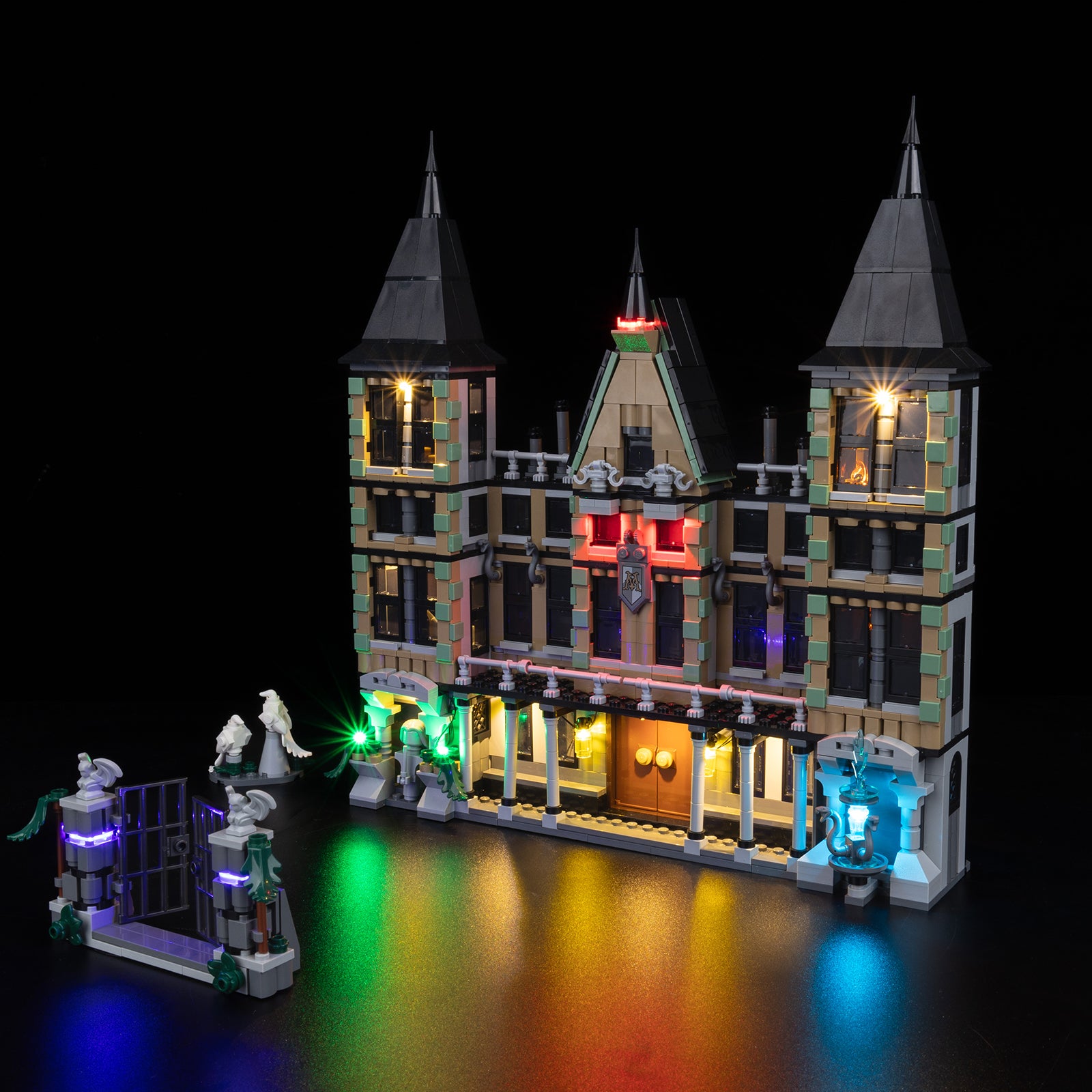 Malfoy Manor 76453 - alternate angle, lights on