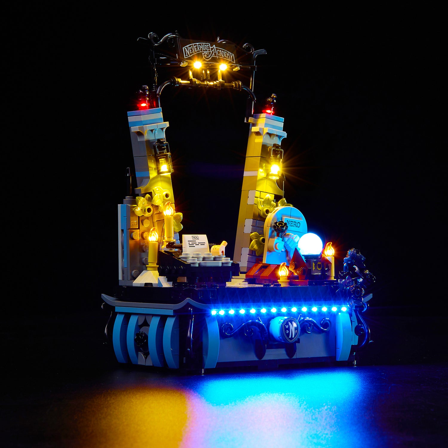 Wednesday Addams Figure 76780 - lit with full glow, hero view